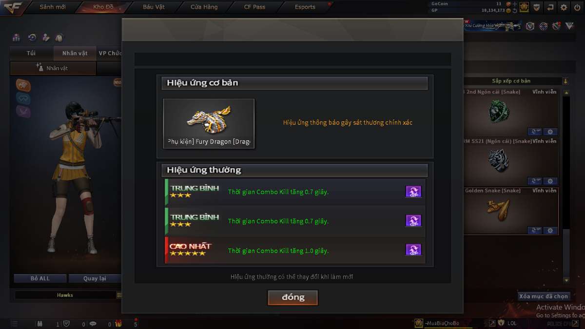 shop acc cf uy tin gia re